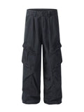 CLOTHRA men premium loose fit cargo pants showing a modern relaxed straight leg streetwear style.