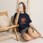 CLOTHRA Infernal Flame Skull Graphic Unisex T-Shirt