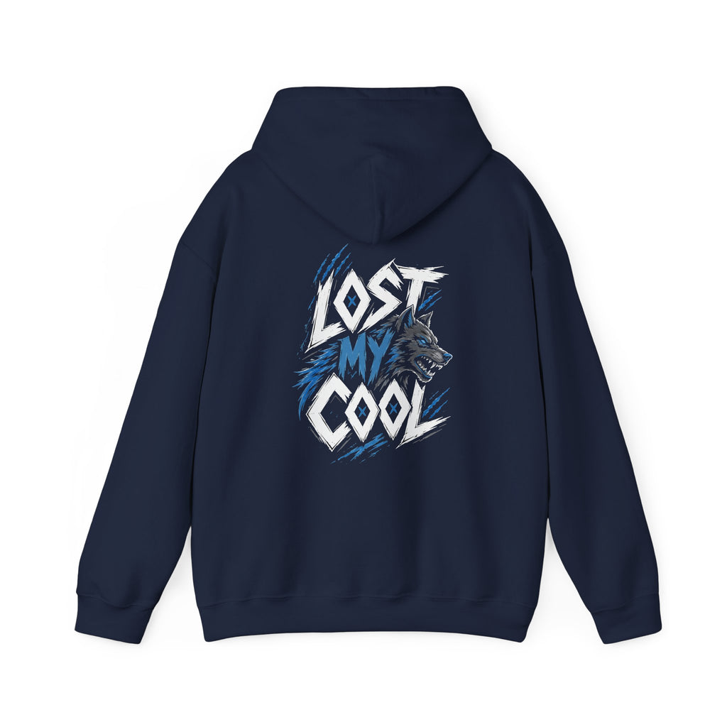 CLOTHRA Lost My Cool Wolf Graphic Hoodie | Premium heavyweight Pullover
