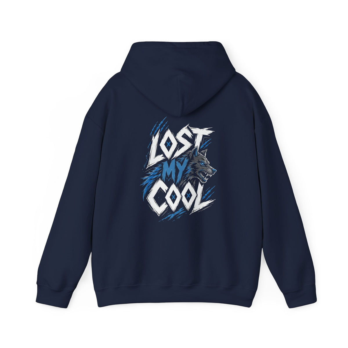 CLOTHRA Lost My Cool Wolf Graphic Hoodie | Premium heavyweight Pullover