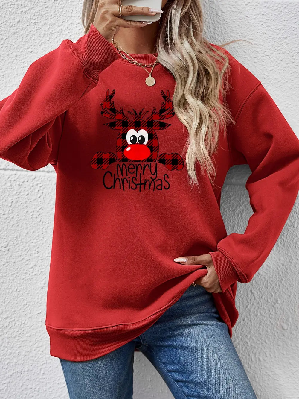 CLOTHRA festive graphic sweatshirt for winter