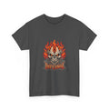 CLOTHRA Infernal Flame Skull Graphic Unisex T-Shirt