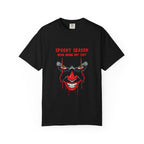 CLOTHRA Dead Inside, But Cozy Spooky Season Clown Graphic Unisex T-Shirt