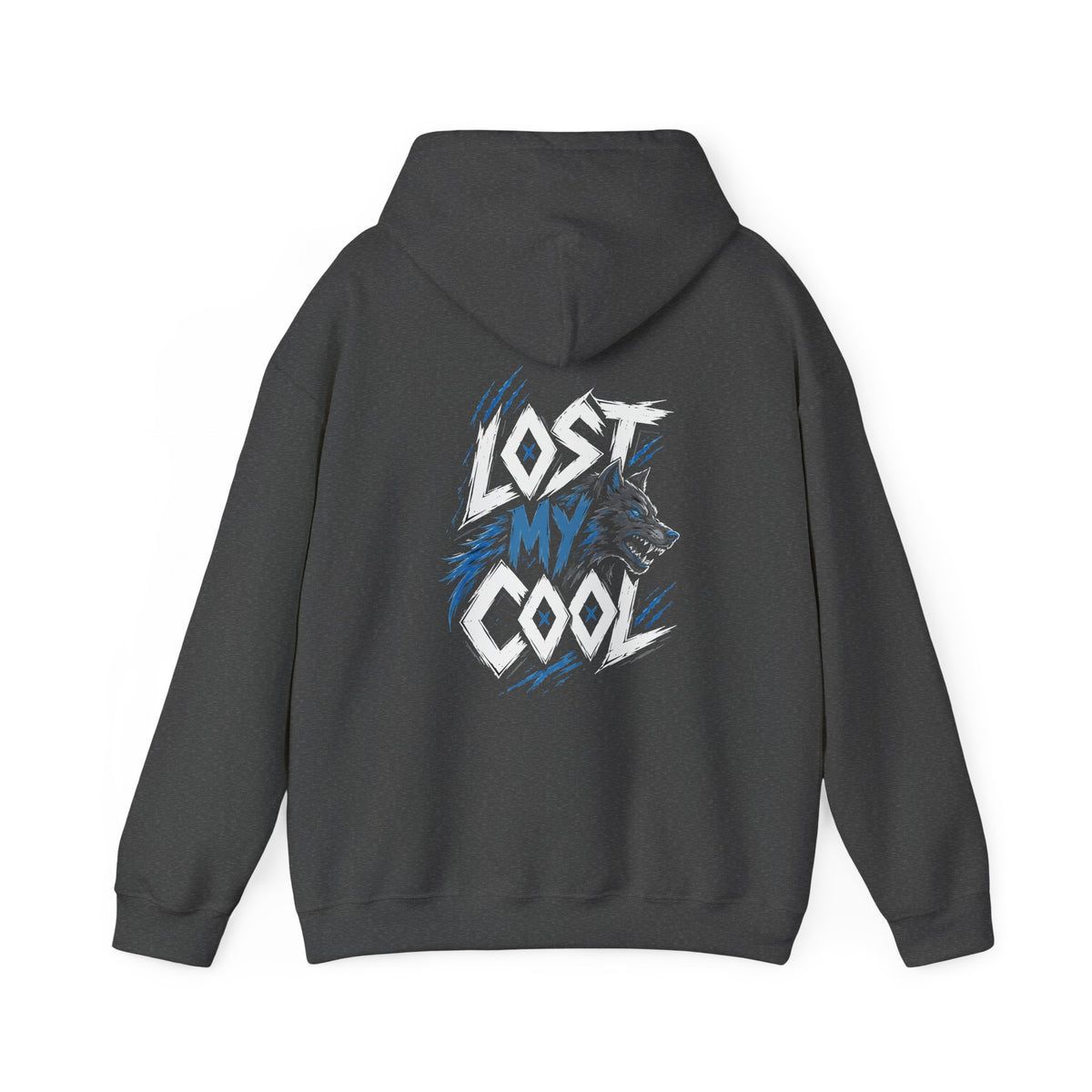 CLOTHRA Lost My Cool Wolf Graphic Hoodie | Premium heavyweight Pullover