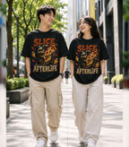 CLOTHRA Slice of the Afterlife Pizza Skeleton Graphic T-Shirt | Premium Heavyweight Tee
