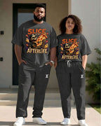 CLOTHRA Slice of the Afterlife Pizza Skeleton Graphic T-Shirt | Premium Heavyweight Tee