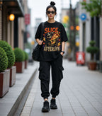 CLOTHRA Slice of the Afterlife Pizza Skeleton Graphic T-Shirt | Premium Heavyweight Tee