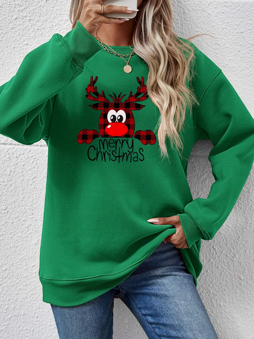 Merry Christmas crew neck sweatshirt